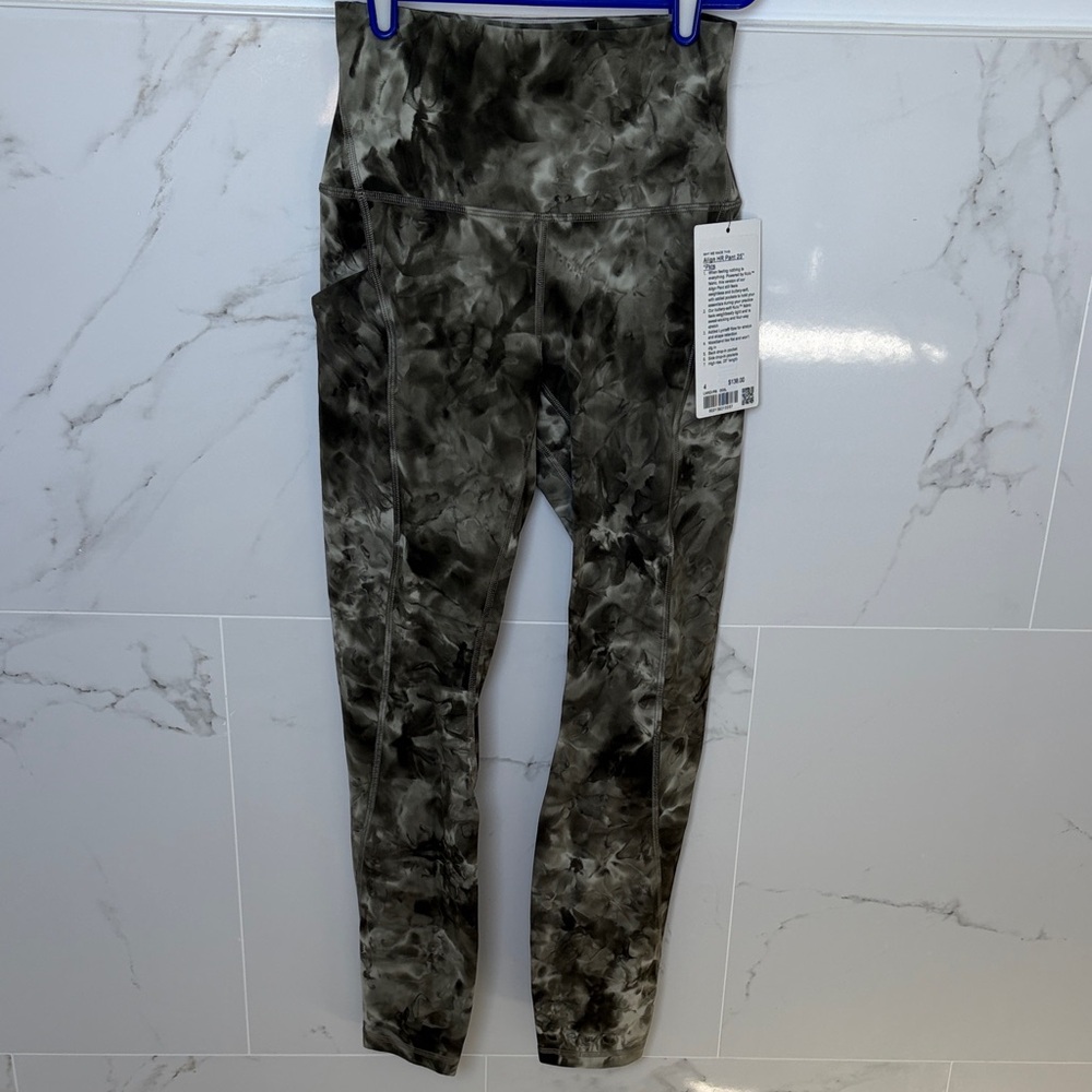 Lululemon Align HR Pant 25” Green Diamond Dye